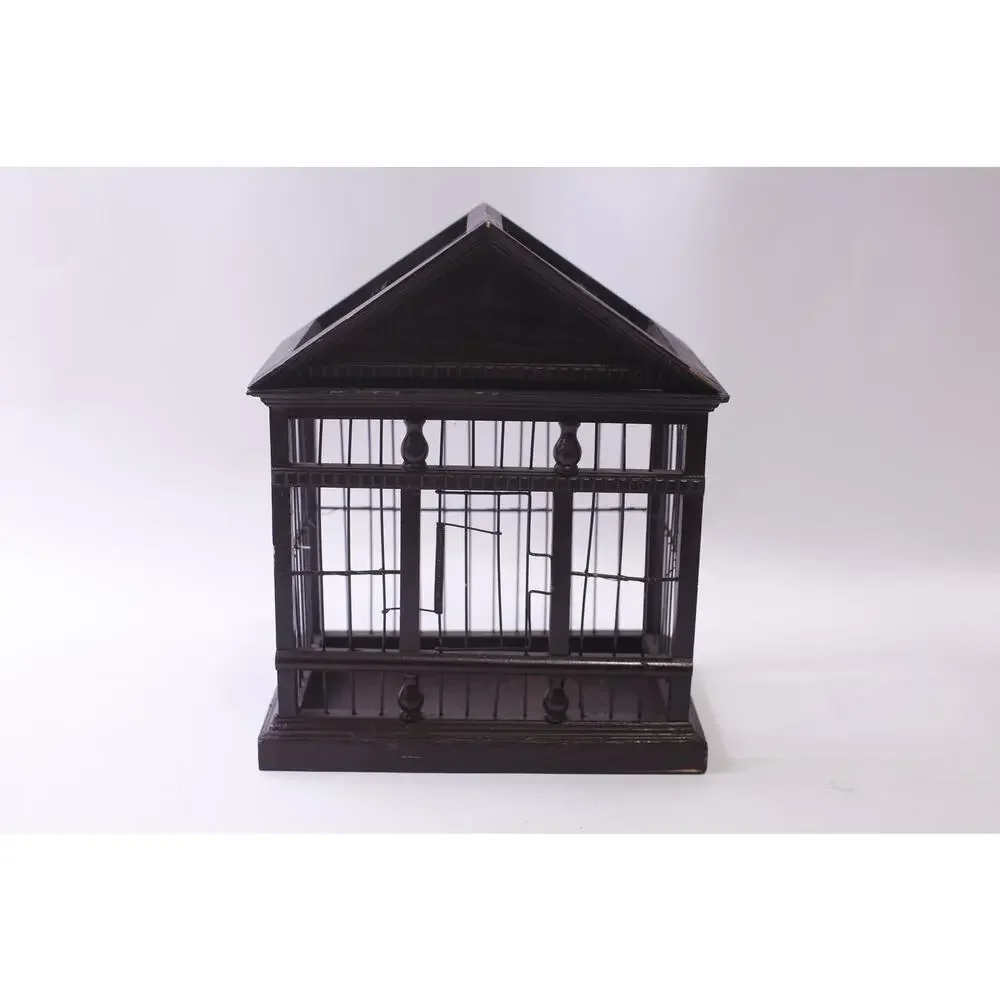 Vintage, Wood and Metal, Cage, Display House, Aviary, Garden, ~ 251120-WH 1400